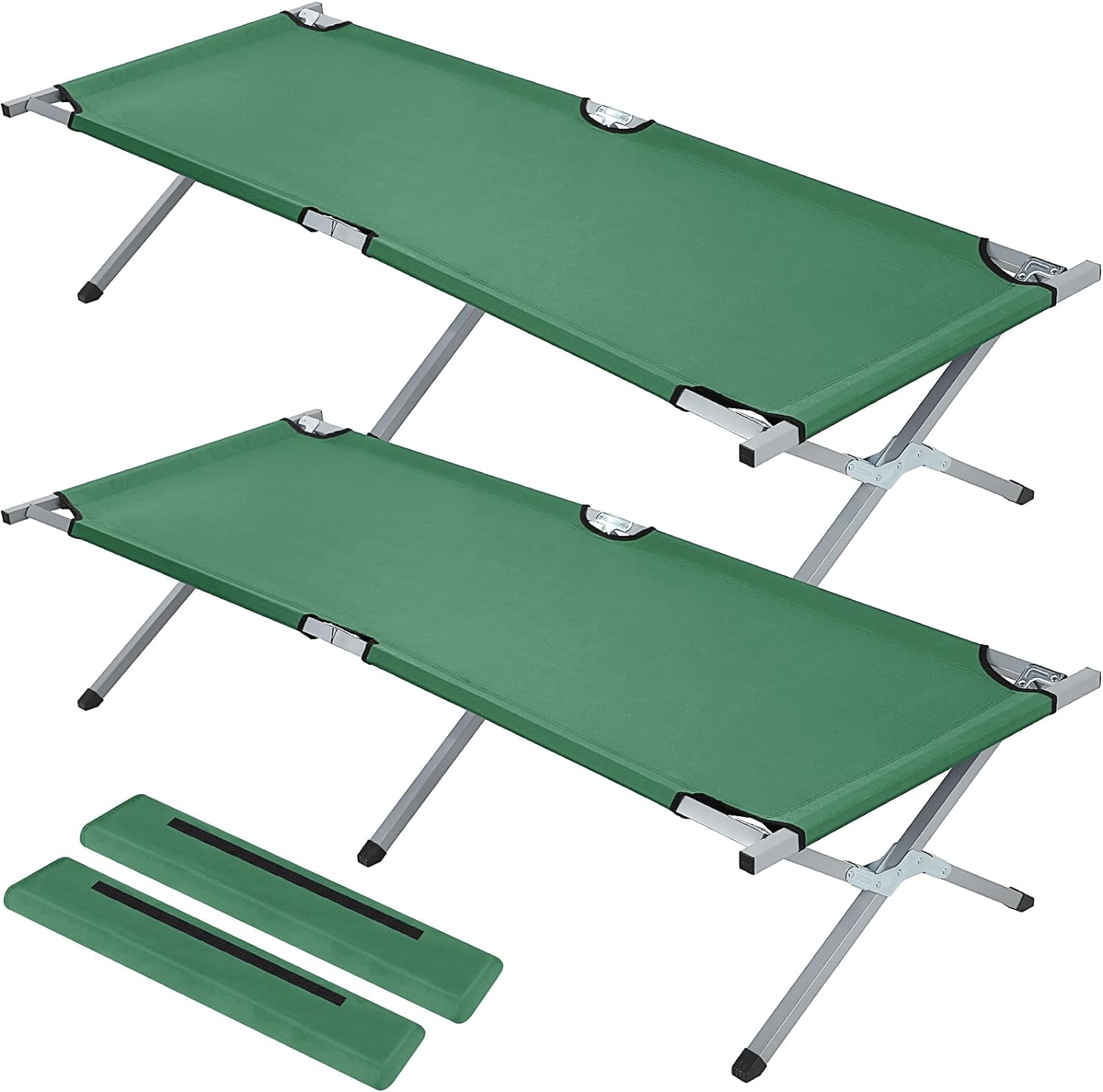 Camping Stretchers Camping Bed Folding Bed Portable Bed X 2