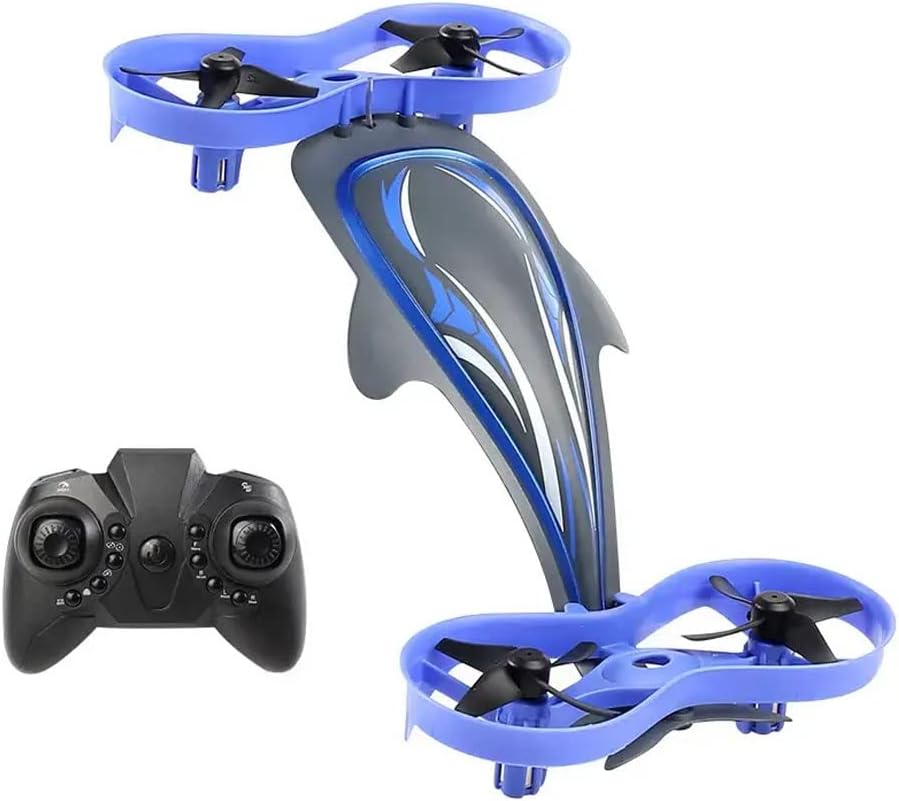 3-in-1 Hybrid Air to Water Stunt Drone Remote Control Drone Toy for Kids