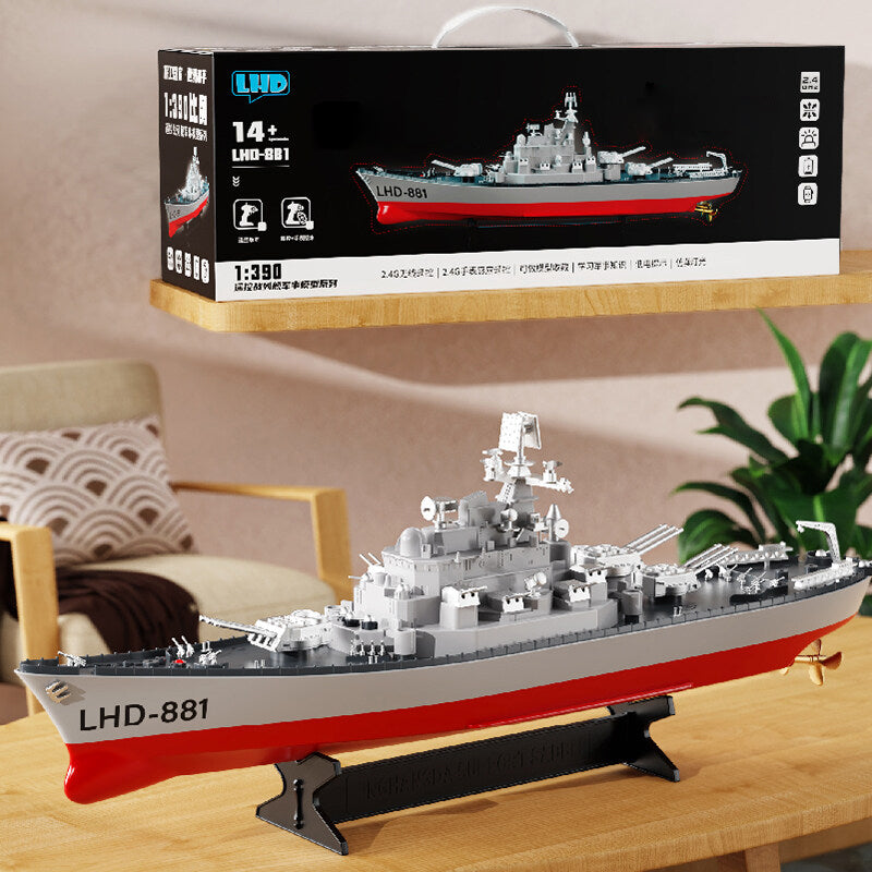 Remote Toys RC Warship Boat Remote Control Boat RC Boat BattleShip