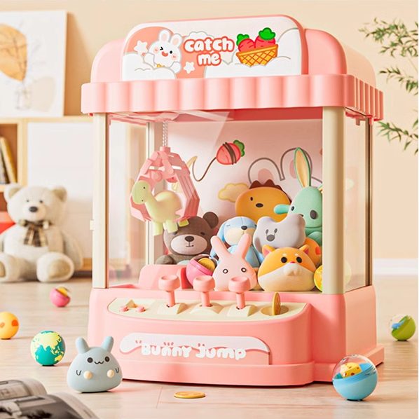 Mini Claw Machine Toy Electronic Arcade Game Prize Candy Birthday Toy For Kids