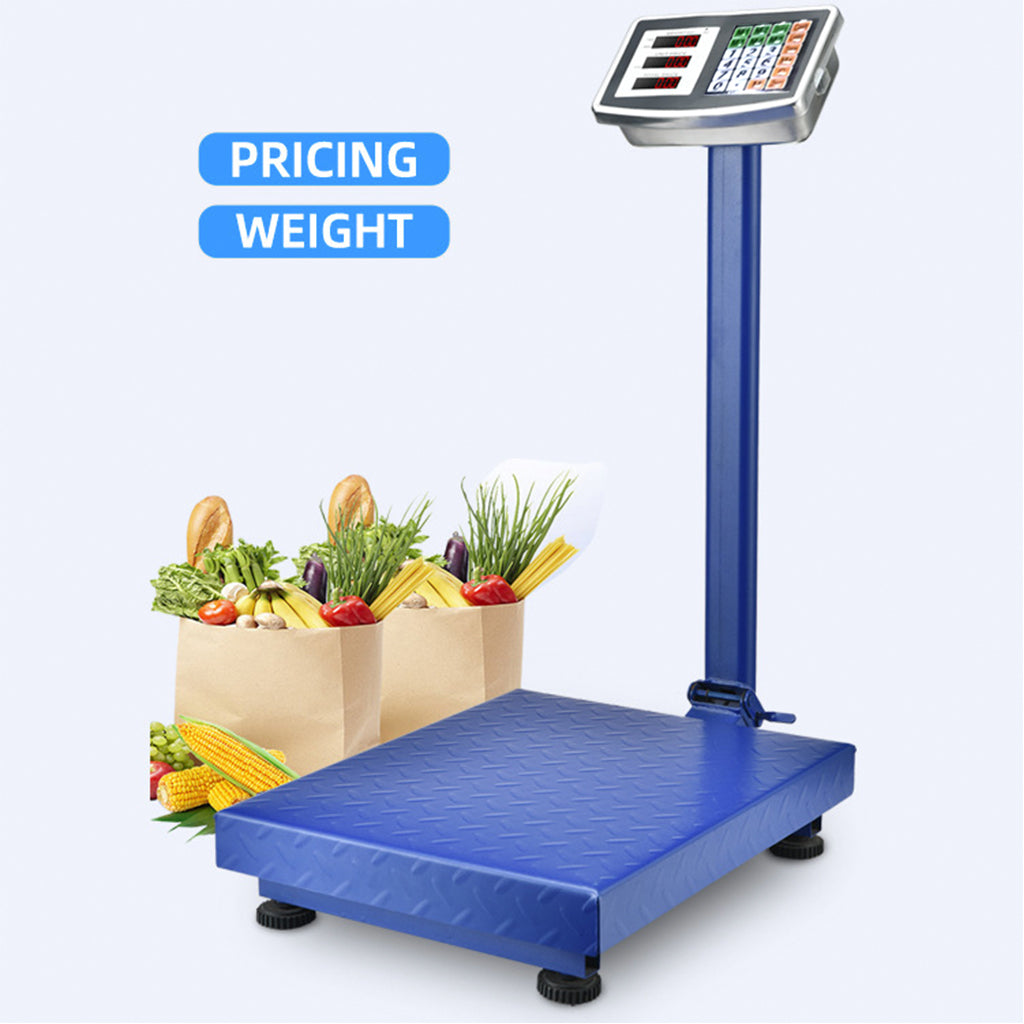 150KG Scale Heavy Duty Steel LCD Digital Platform Waterproof