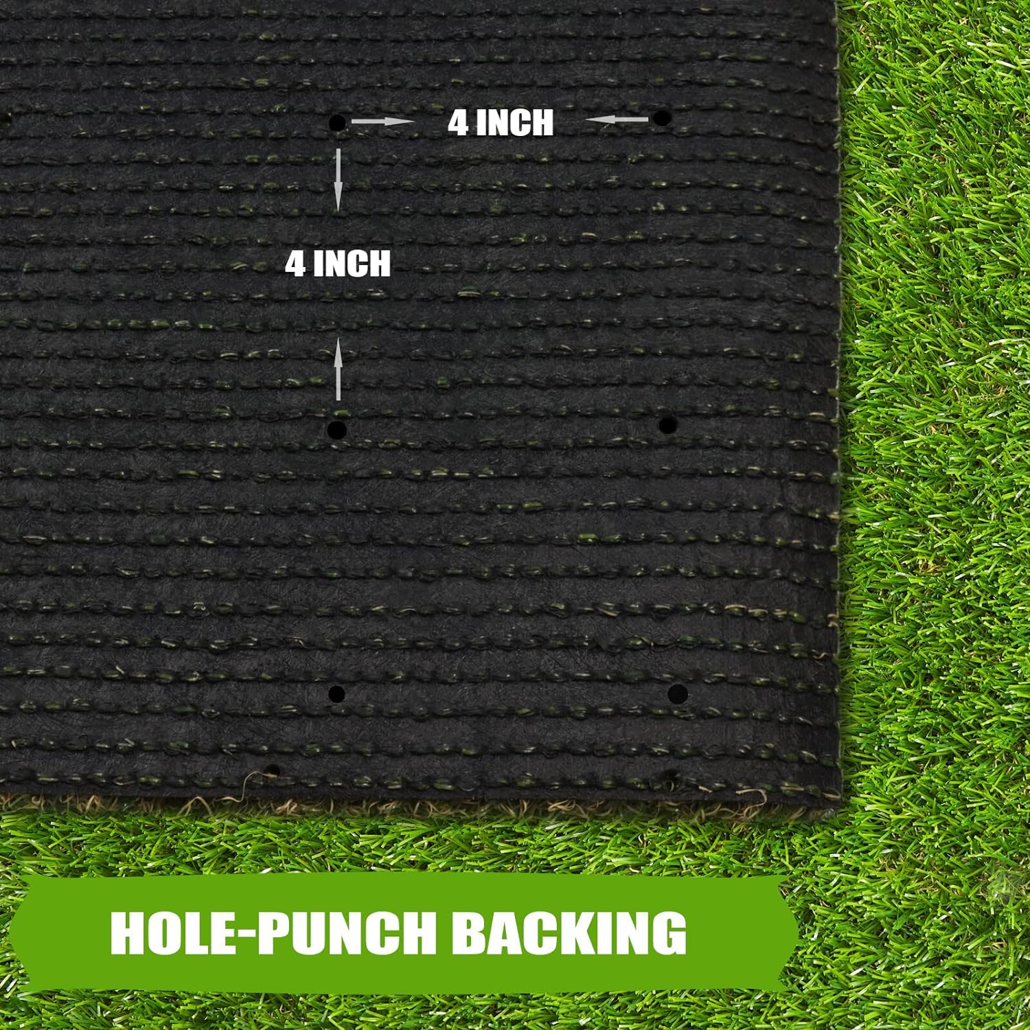 40mm Artificial Grass Natural Looking - Pet Friendly Fake Turf for Garden Patio NZ Stock