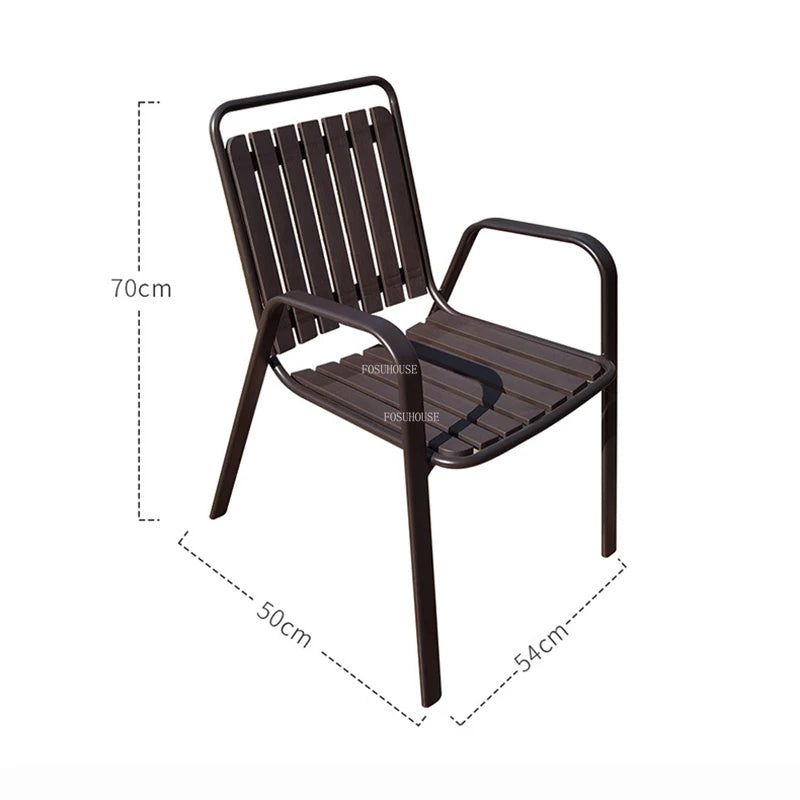 6-seater Outdoor Furniture Dining Chairs Table Patio Garden Table With Glass