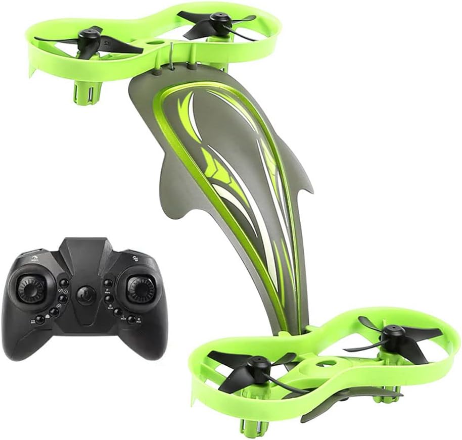 3-in-1 Hybrid Air to Water Stunt Drone Remote Control Drone Toy for Ki