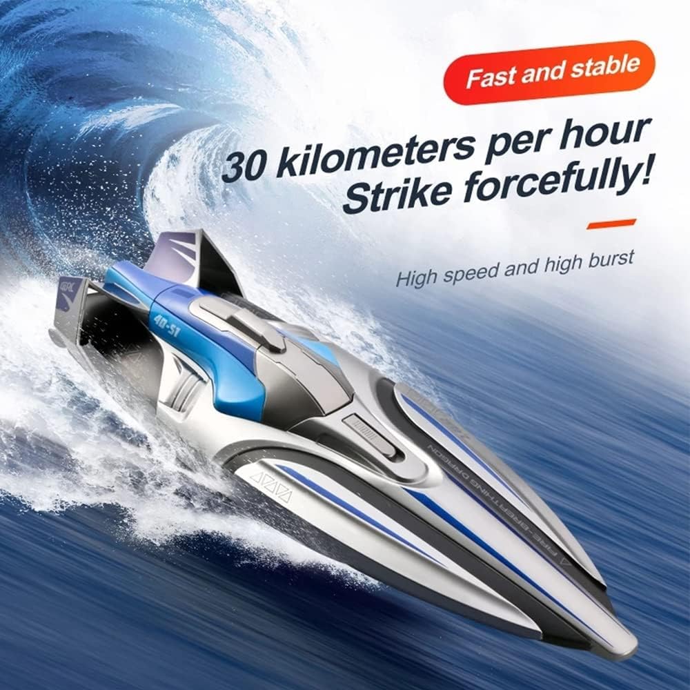 2.4 GHz Fast RC Racing Ship Remote Control Boat High-Speed RC Boa