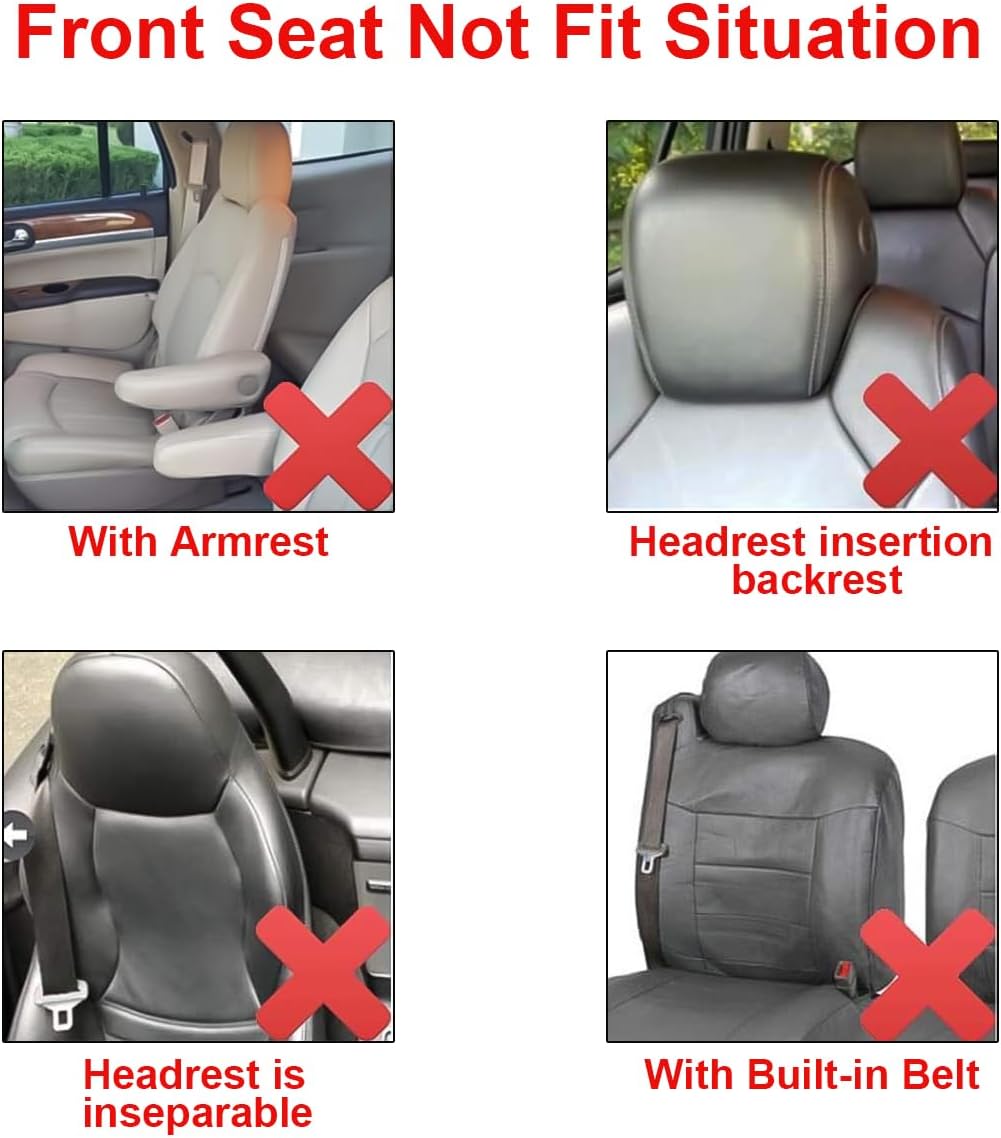 Auto Seat Covers Car Truck SUV Van Universal Protectors Polyester