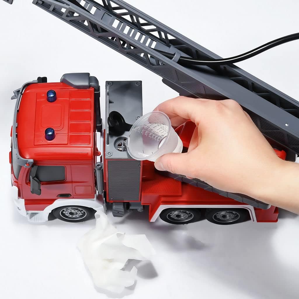 2.4G RC Truck Remote Control Car Fire Engine Truck Pump Spray Water For Kid Gift