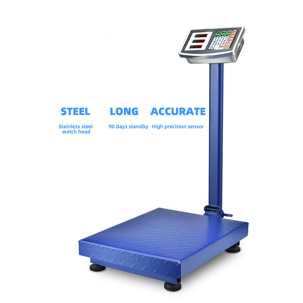 150KG Scale Heavy Duty Steel LCD Digital Platform Waterproof