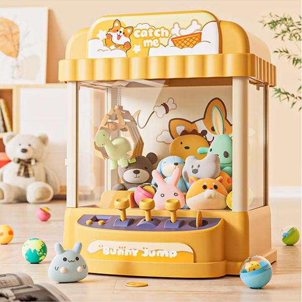 Mini Claw Machine Toy Electronic Arcade Game Prize Candy Birthday Toy