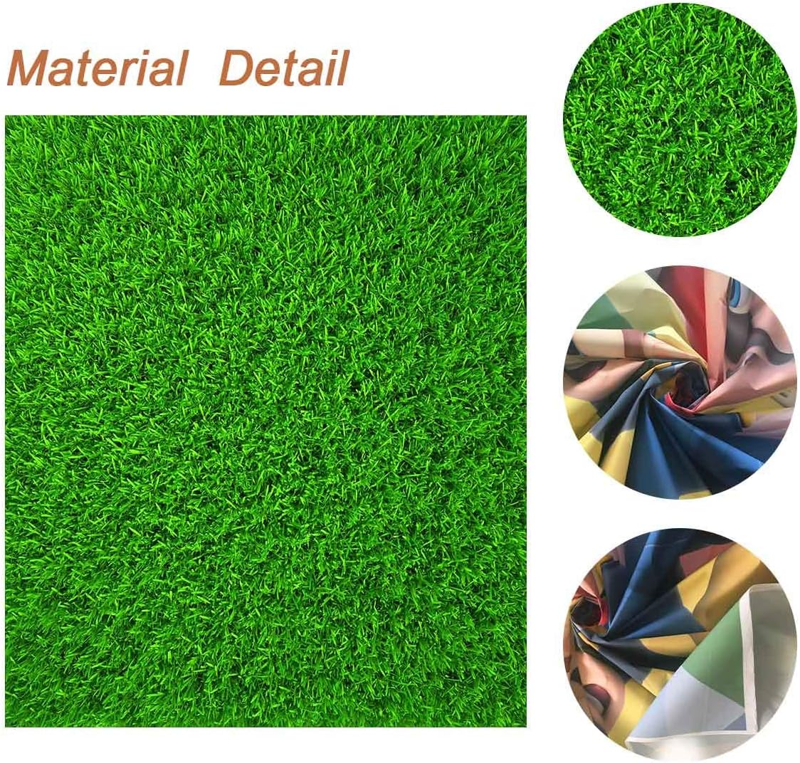 40mm Artificial Grass Natural Looking - Pet Friendly Fake Turf for Garden Patio NZ Stock