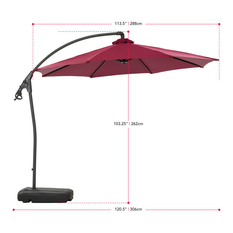 Outdoor Umbrella Cafe Umbrella Market Umbrella With Waterbase